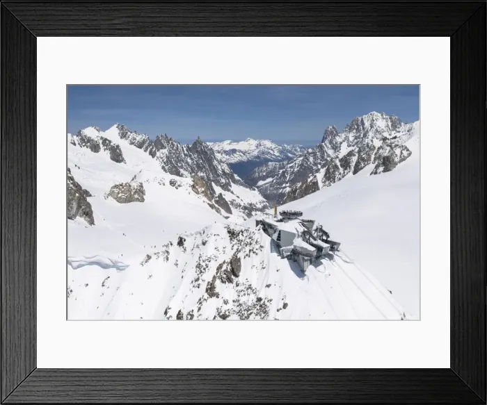 Framed Print : Aerial view of Skyway of Mont Blanc, Courmayeur, Aosta Valley, Italy Framed Print : Aerial view of Skyway of Mont Blanc, Courmayeur, Aosta Valley, Italy