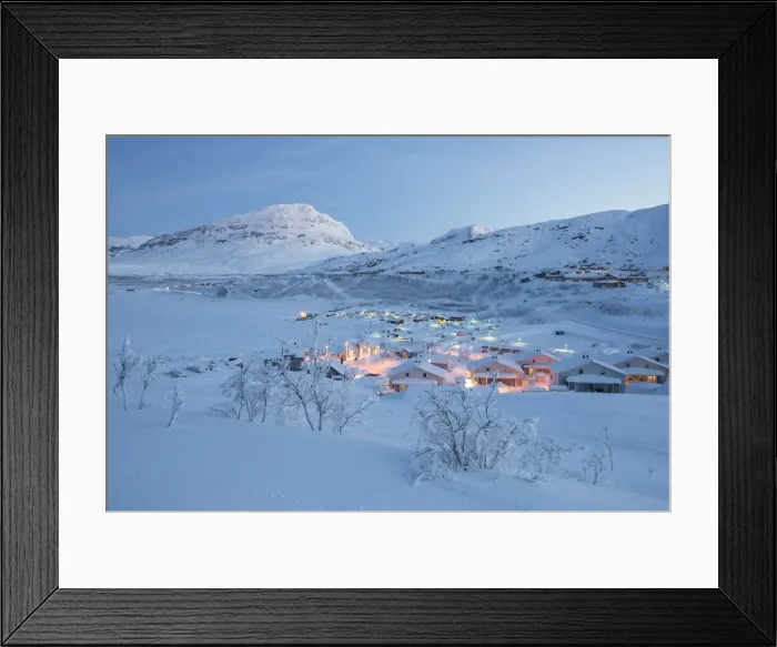 Framed Print : The blue hour at Riksgransen, Kiruna Municipality, Norrbotten County, Lapland, Sweden Framed Print : The blue hour at Riksgransen, Kiruna Municipality, Norrbotten County, Lapland, Sweden