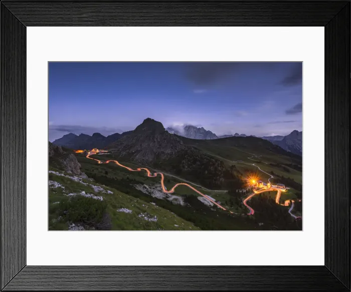 Framed Print : Passo Pordoi, Canazei, Trento, Trentino - Alto Adige, Italy, Europe, Dolomites