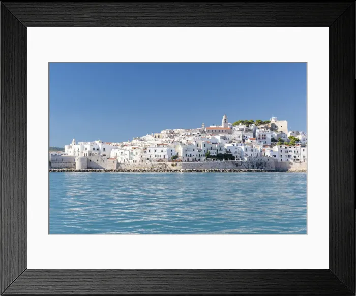 Framed Print : Vieste, taken during a summer boat trip, municipality of Vieste, Foggia province Framed Print : Vieste, taken during a summer boat trip, municipality of Vieste, Foggia province