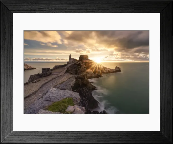Framed Print : Church of San Pietro in Portovenere, UNESCO WORLD HERITAGE SITE Framed Print : Church of San Pietro in Portovenere, UNESCO WORLD HERITAGE SITE