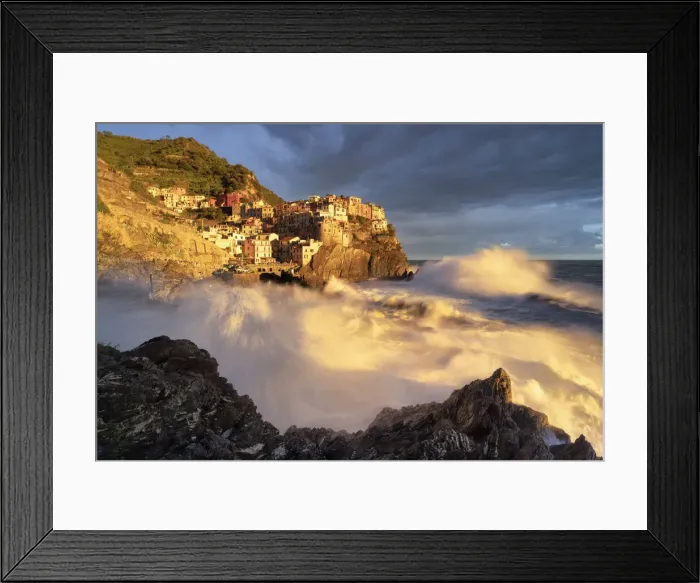 Framed Print : Manarola, National Park of Cinque Terre, municipality of Riomaggiore