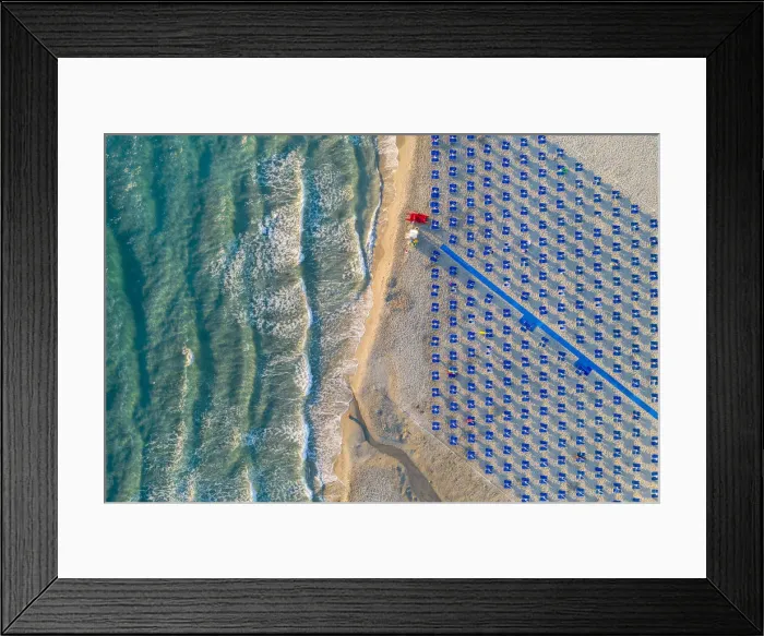 Framed Print : Aerial view of Torre dell Orso Beach (Torre dell Orso, Melendugno Framed Print : Aerial view of Torre dell Orso Beach (Torre dell Orso, Melendugno