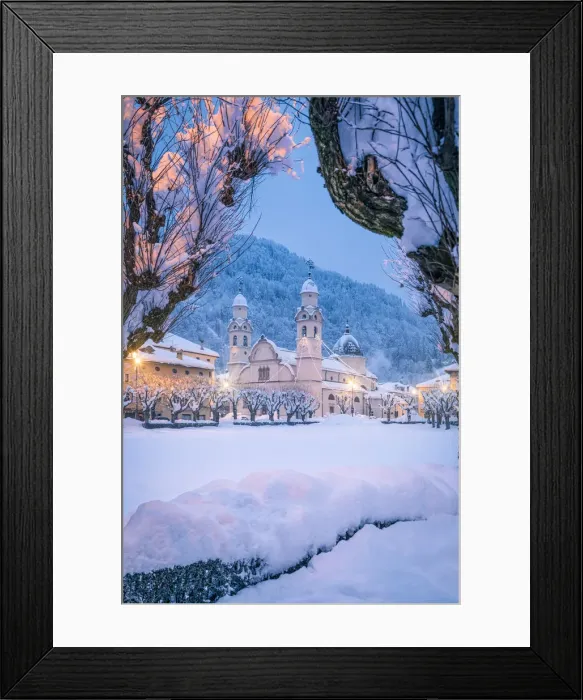 Framed Print : Europe, Italy, Veneto, Belluno province. The historic center of Agordo