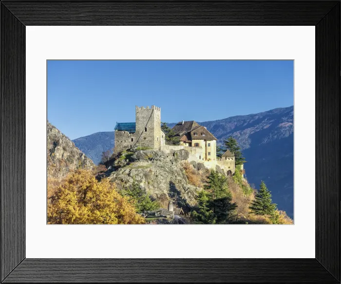 Framed Print : Kastelbell / castelbello, Venosta Valley, province of Bolzano, South Tyrol, Italy Framed Print : Kastelbell / castelbello, Venosta Valley, province of Bolzano, South Tyrol, Italy
