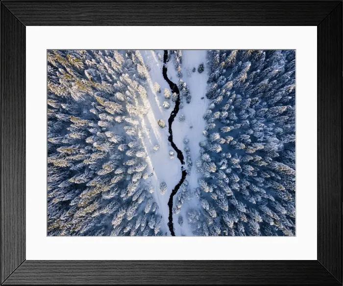 Framed Print : Aerial view of Brescia prealpi in Brescia province, Lombardy district, Italy, Europe