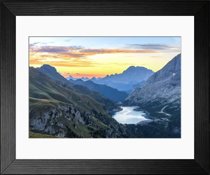 Framed Print : Fedaia lake Europe, Italy, Trentino Alto Adige, Bolzano province, Canazei Framed Print : Fedaia lake Europe, Italy, Trentino Alto Adige, Bolzano province, Canazei