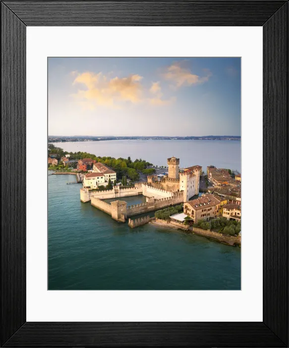 Framed Print : Sirmione Castle, Sirmione, Garda Lake, Brescia province, Lombardy, Italy Framed Print : Sirmione Castle, Sirmione, Garda Lake, Brescia province, Lombardy, Italy