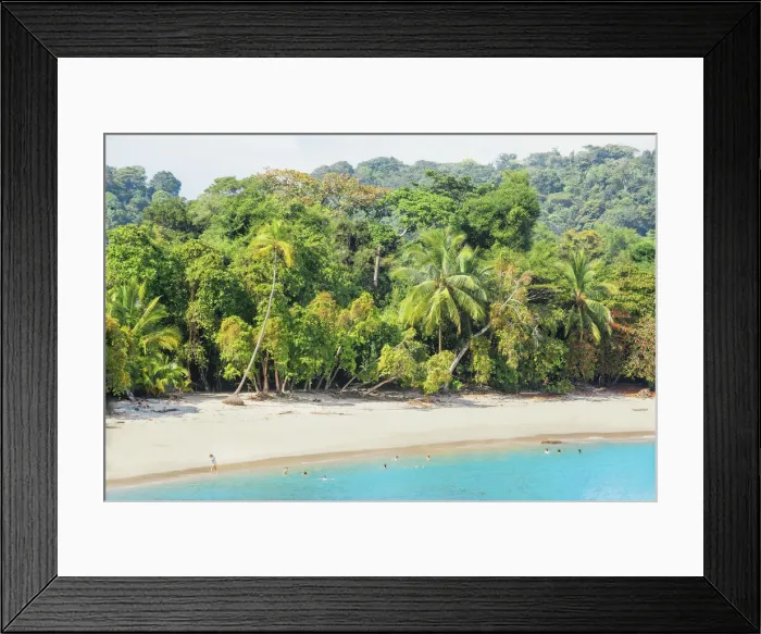 Framed Print : Tropical beach, Manuel Antonio National Park, Quepos, Costa Rica Framed Print : Tropical beach, Manuel Antonio National Park, Quepos, Costa Rica