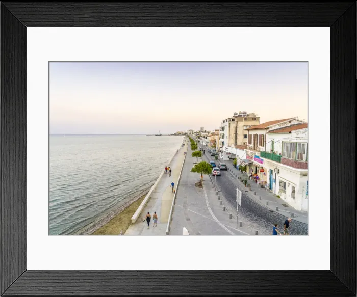 Framed Print : Elevated view over Larnaca, Cyprus Framed Print : Elevated view over Larnaca, Cyprus