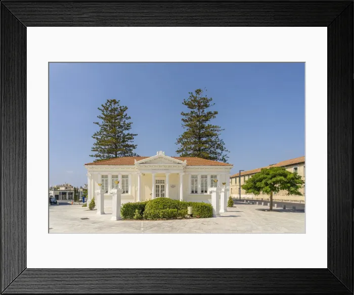 Framed Print : Paphos Municipal Library in 28th of October Square, Paphos, Paphos, Cyprus Framed Print : Paphos Municipal Library in 28th of October Square, Paphos, Paphos, Cyprus