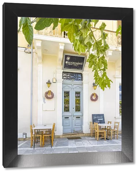Cafe door, Paphos, Cyprus
