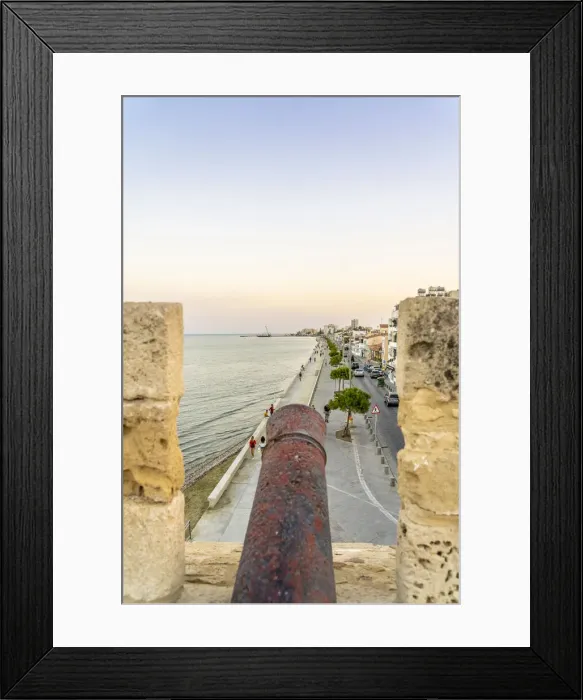 Framed Print : Elevated view over Larnaca, Cyprus Framed Print : Elevated view over Larnaca, Cyprus
