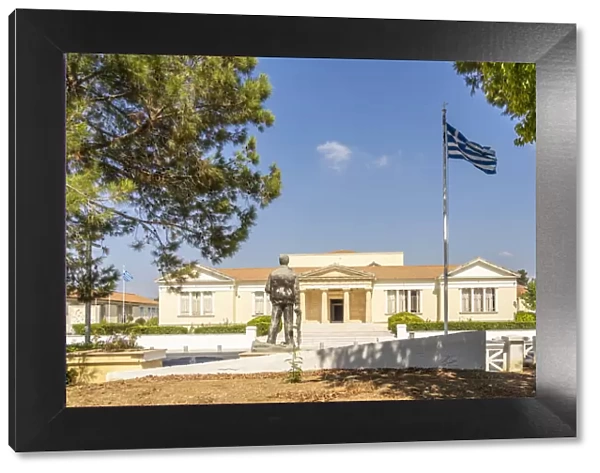 Evagoras Pallikarides statue, Paphos, Cyprus
