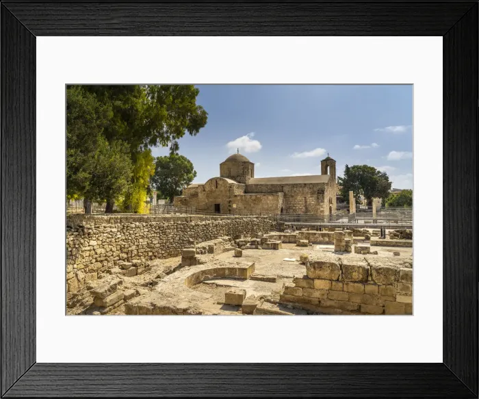 Framed Print : Agia Kyriaki church or the ancient Chrysopolitissa Basilica, 13th Century, Paphos, Cyprus Framed Print : Agia Kyriaki church or the ancient Chrysopolitissa Basilica, 13th Century, Paphos, Cyprus