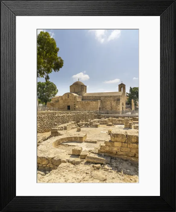 Framed Print : Agia Kyriaki church or the ancient Chrysopolitissa Basilica, 13th Century, Paphos, Cyprus Framed Print : Agia Kyriaki church or the ancient Chrysopolitissa Basilica, 13th Century, Paphos, Cyprus