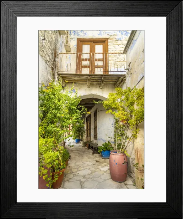 Framed Print : Village scene, Kato Drys, Cyprus Framed Print : Village scene, Kato Drys, Cyprus