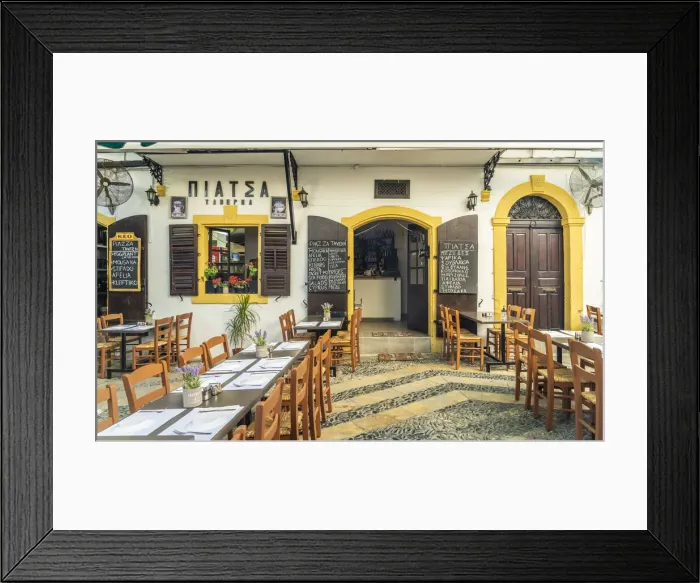 Framed Print : Restaurant, Nicosia, Cyprus Framed Print : Restaurant, Nicosia, Cyprus