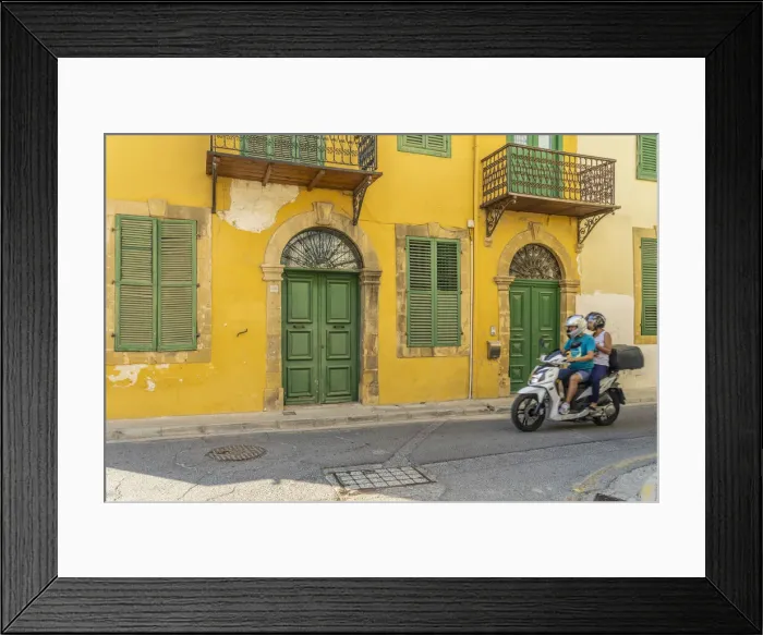 Framed Print : Street scene, Nicosia, Cyprus Framed Print : Street scene, Nicosia, Cyprus