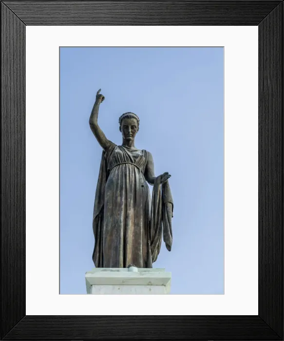 Framed Print : The Liberty Monument or Eleftheria Monument, Nicosia, Cyprus