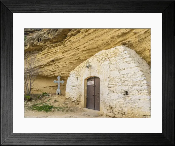 Framed Print : Our lady of Agios Sozomenos Church, located in a cave at Agios Sozomenos Framed Print : Our lady of Agios Sozomenos Church, located in a cave at Agios Sozomenos