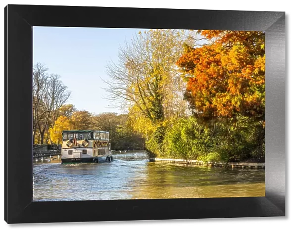 A boat on the River Thames, Windsor, Berkshire, United Kingdom
