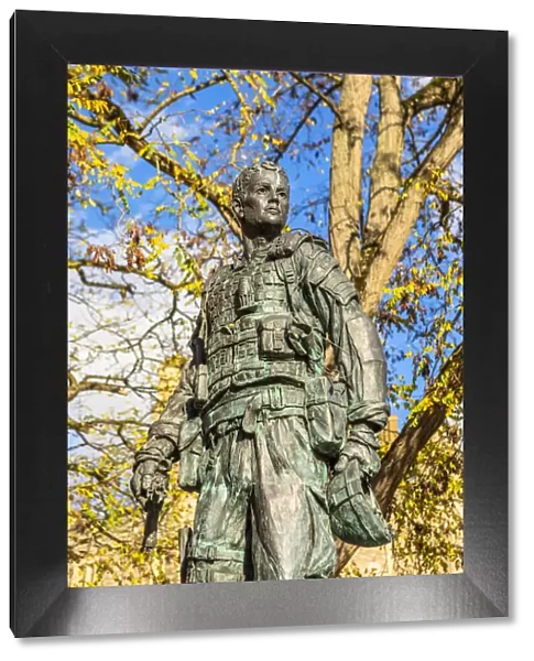 Soldiers Statue (bronze statue honoring irish soldiers), Windsor, Berkshire