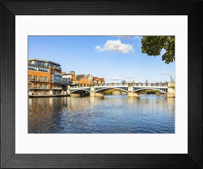 Framed Print : The Eton Walkway over the River Thames, Windsor, Berkshire, United Kingdom Framed Print : The Eton Walkway over the River Thames, Windsor, Berkshire, United Kingdom