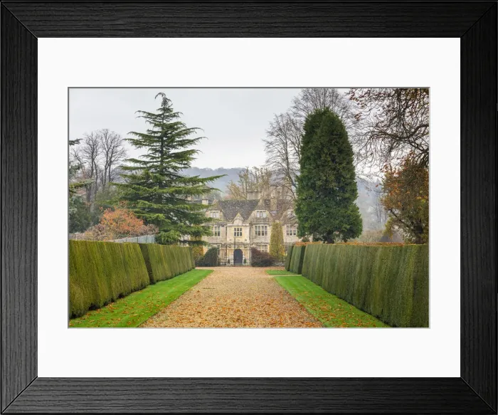 Framed Print : The Manor, Upper Slaughter, the Cotswolds, Gloucestershire, England, UK Framed Print : The Manor, Upper Slaughter, the Cotswolds, Gloucestershire, England, UK