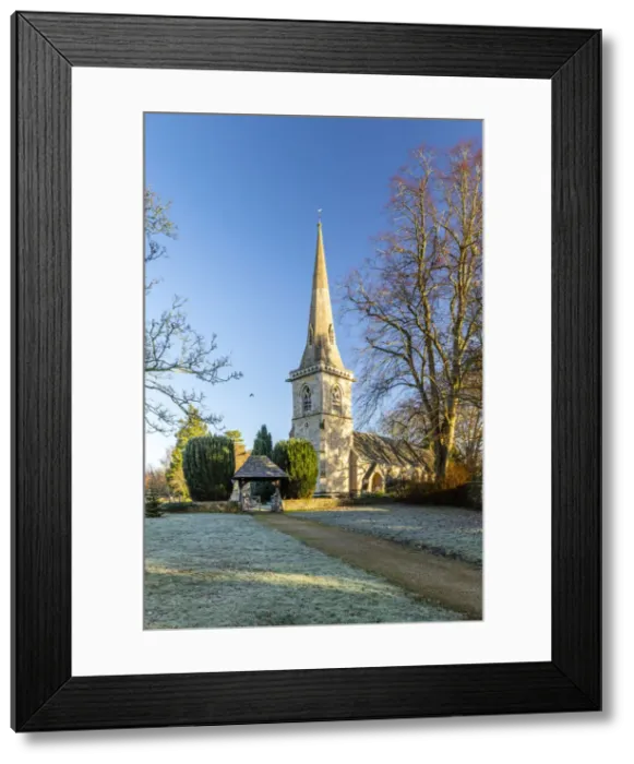 Framed Print : St Marys Church, Lower Slaughter, Cotswolds, Gloucestershire, England, UK Framed Print : St Marys Church, Lower Slaughter, Cotswolds, Gloucestershire, England, UK