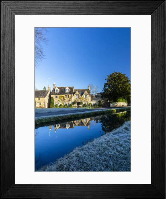 Framed Print : Lower Slaughter, Cotswolds, Gloucestershire, England, UK Framed Print : Lower Slaughter, Cotswolds, Gloucestershire, England, UK