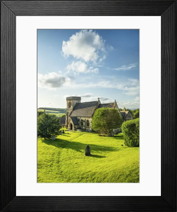Framed Print : St Barnabas Church, Snowshill, The Cotswolds, Gloucestershire, England, UK Framed Print : St Barnabas Church, Snowshill, The Cotswolds, Gloucestershire, England, UK