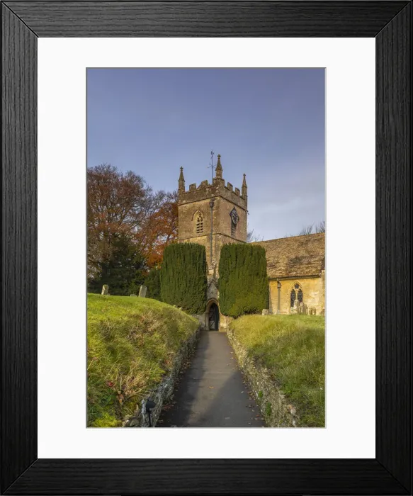 Framed Print : St Peters Church, Upper Slaughter, Cotswolds, Gloucestershire, England, UK Framed Print : St Peters Church, Upper Slaughter, Cotswolds, Gloucestershire, England, UK