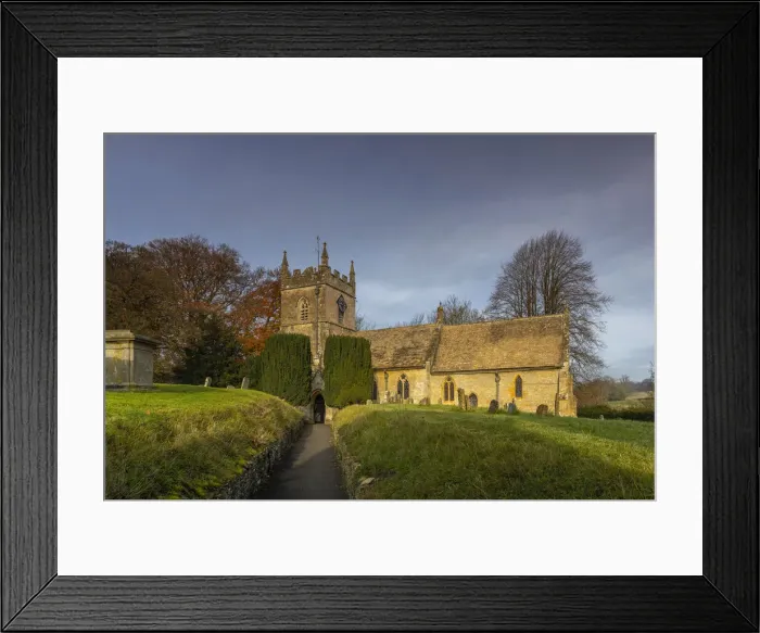 Framed Print : St Peters Church, Upper Slaughter, Cotswolds, Gloucestershire, England, UK Framed Print : St Peters Church, Upper Slaughter, Cotswolds, Gloucestershire, England, UK