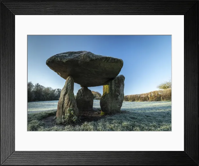 Framed Print : Neolithic dolmen Spinsters Rock near Drewsteignton in Dartmoor National Park, Devon Framed Print : Neolithic dolmen Spinsters Rock near Drewsteignton in Dartmoor National Park, Devon