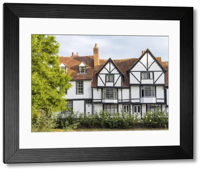 Framed Print : Medieval cottages near Westgate Towers, Canterbury, Kent, England Framed Print : Medieval cottages near Westgate Towers, Canterbury, Kent, England