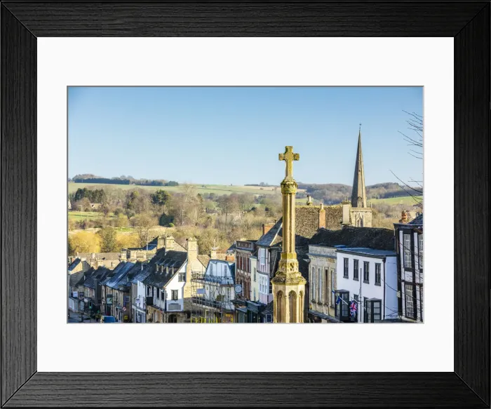 Framed Print : War Memorial and Cross, High street, Burford, Oxfordshire, England, UK Framed Print : War Memorial and Cross, High street, Burford, Oxfordshire, England, UK