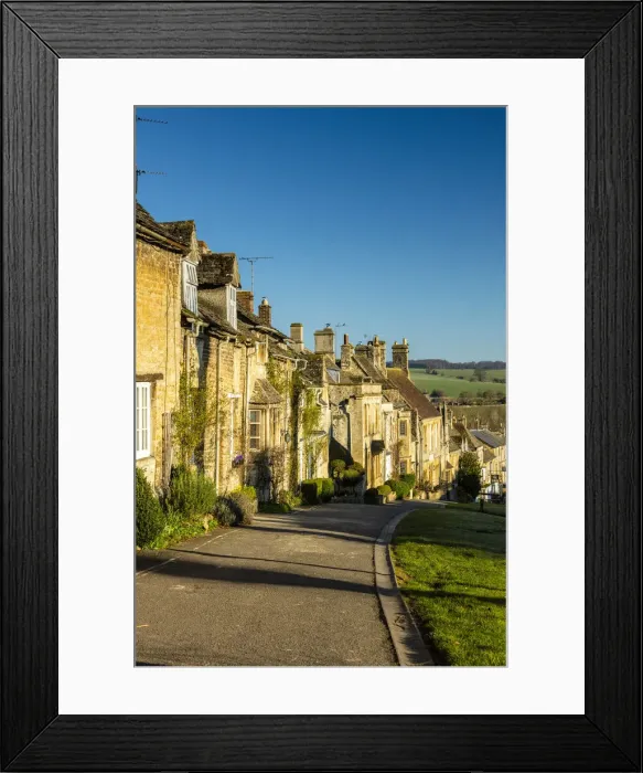 Framed Print : High street, Burford, Oxfordshire, England, UK Framed Print : High street, Burford, Oxfordshire, England, UK