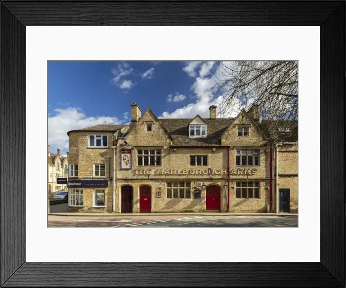 Framed Print : The Marlborough Arms, Cirencester, Cotswolds, Gloucestershire, England, UK Framed Print : The Marlborough Arms, Cirencester, Cotswolds, Gloucestershire, England, UK