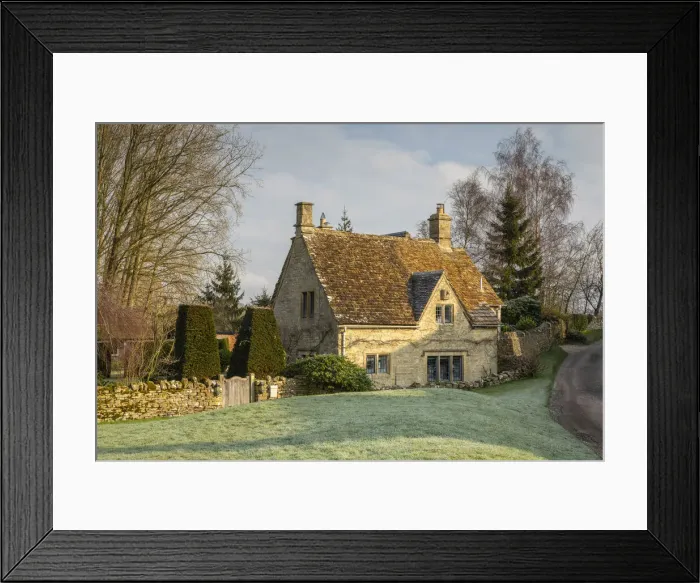 Framed Print : Cotswold Stone House, Little Barrington, the Cotswolds, Gloucestershire, England, UK Framed Print : Cotswold Stone House, Little Barrington, the Cotswolds, Gloucestershire, England, UK