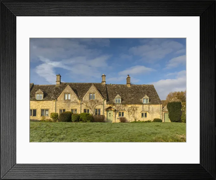 Framed Print : Cotswold Stone Houses, Little Barrington, the Cotswolds, Gloucestershire, England, UK Framed Print : Cotswold Stone Houses, Little Barrington, the Cotswolds, Gloucestershire, England, UK