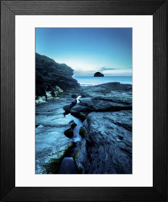 Framed Print : Trebarwith Strand, Cornwall, England, UK Framed Print : Trebarwith Strand, Cornwall, England, UK