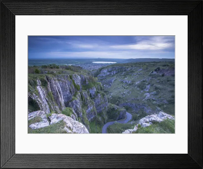 Framed Print : Limestone cliffs at Cheddar Gorge in Somerset, England Framed Print : Limestone cliffs at Cheddar Gorge in Somerset, England