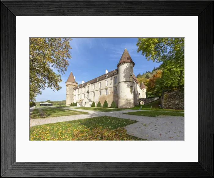 Framed Print : France, Bourgogne-Franche-Comta©, Burgundy, Chateau Bazoches Framed Print : France, Bourgogne-Franche-Comta©, Burgundy, Chateau Bazoches