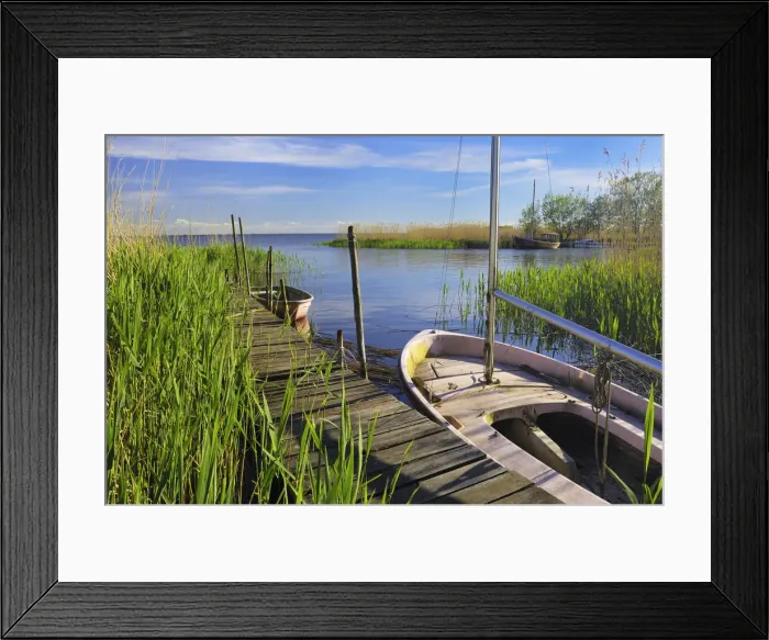 Framed Print : Germany, Mecklenburg-Western Pomerania, Baltic Sea, Usedom Island, Stettiner Haff