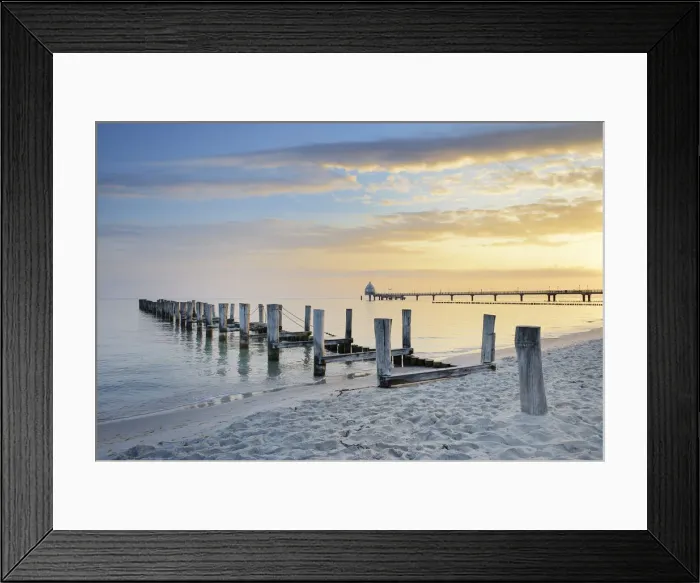 Framed Print : Germany, Mecklenburg-Western Pomerania, Baltic Sea, Darss, Zingst