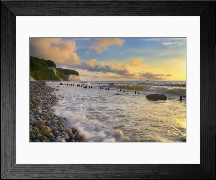 Framed Print : Germany, Mecklenburg-Western Pomerania, Baltic Sea, Ruegen Island, Jasmund National Park Framed Print : Germany, Mecklenburg-Western Pomerania, Baltic Sea, Ruegen Island, Jasmund National Park