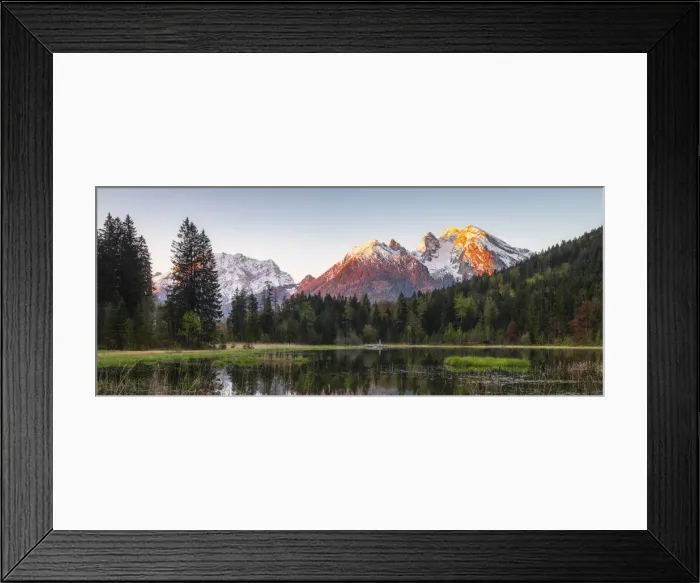 Framed Print : Lake Taubensee against Hochkalter, Berchtesgaden Alps, Berchtesgadener Land, Bavaria Framed Print : Lake Taubensee against Hochkalter, Berchtesgaden Alps, Berchtesgadener Land, Bavaria