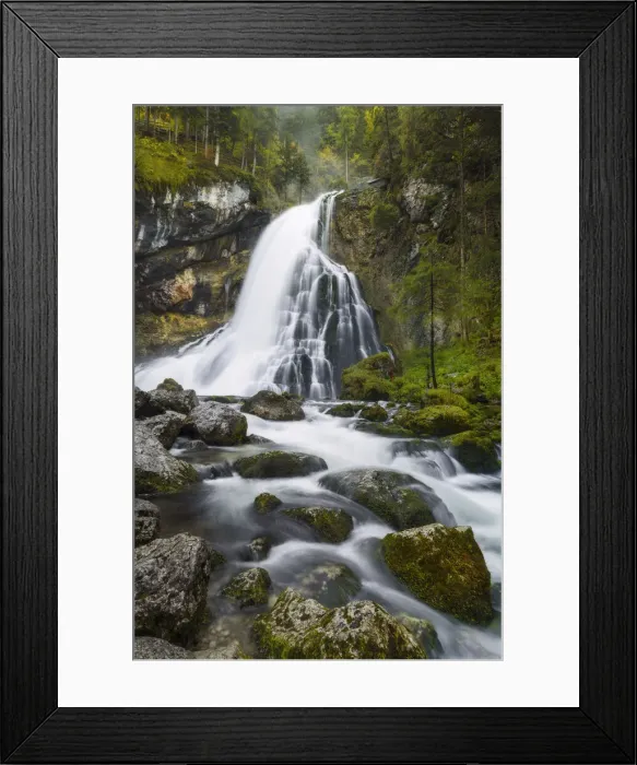 Framed Print : Gollinger Waterfall, Golling on the Salzach, Salzburger Land, Austria Framed Print : Gollinger Waterfall, Golling on the Salzach, Salzburger Land, Austria