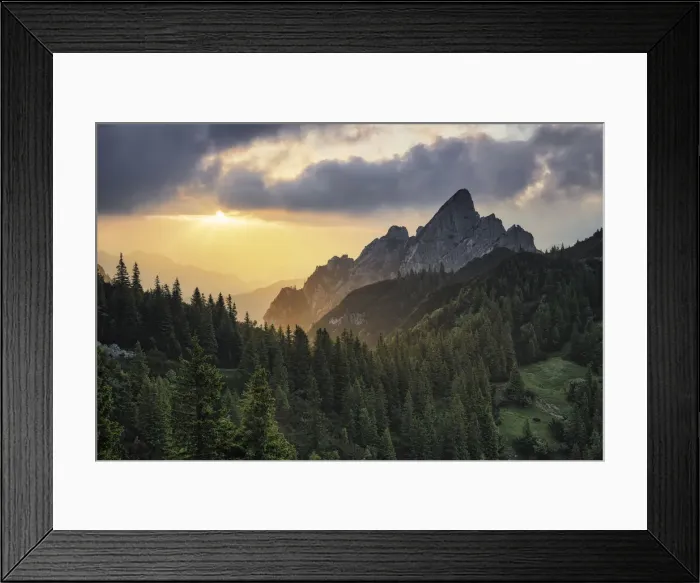 Framed Print : Ruchenkaopfe at sunrise, Mangfall Mountains, Spitzingseegebiet, Bayrischzell, Alps Framed Print : Ruchenkaopfe at sunrise, Mangfall Mountains, Spitzingseegebiet, Bayrischzell, Alps